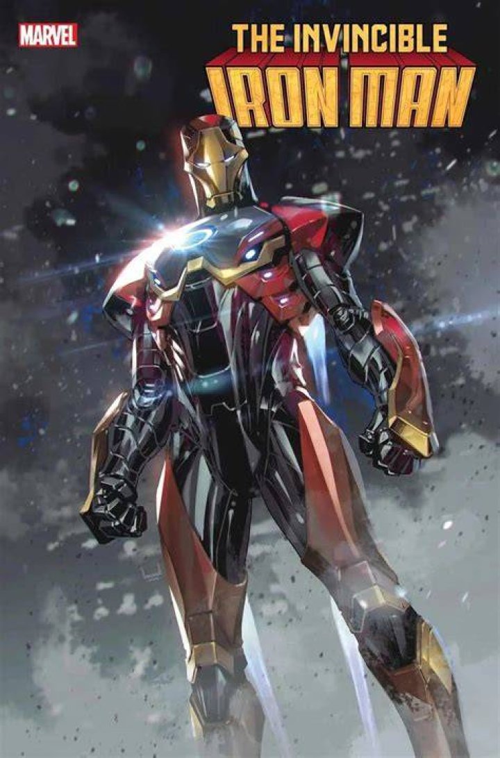 Iron Man looks at his armor in Iron Man 3.