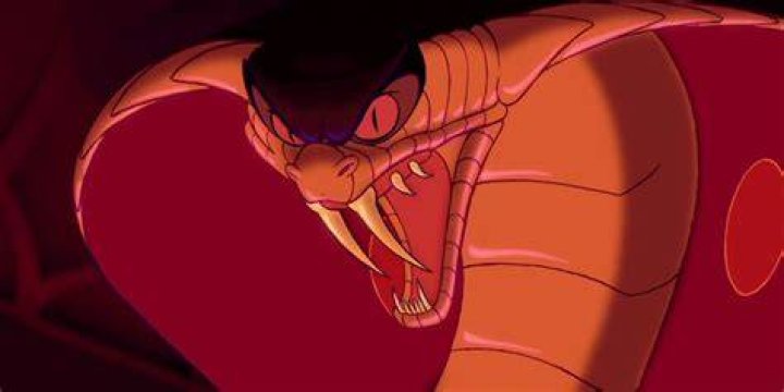 Jafar turning into a snake