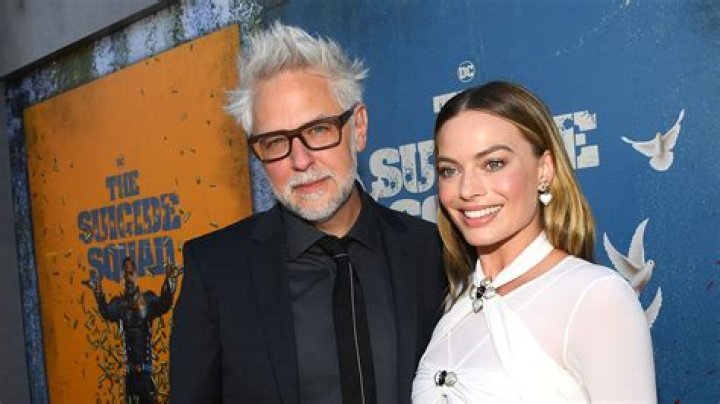 James Gunn and Margot Robbie as Harley Quinn