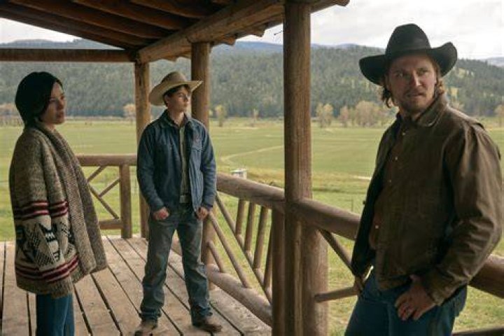 Jamie looks on in Yellowstone
