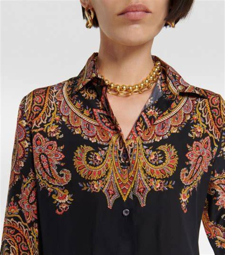 Jasper paisleyprint silk blouse Etro UK