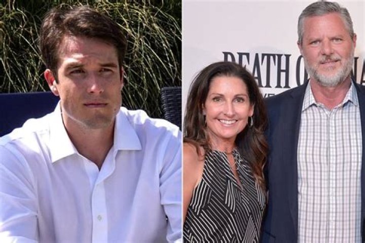 Jerry Falwell Jr was already on leave after posting this photo with his wife's assistant on social media. 