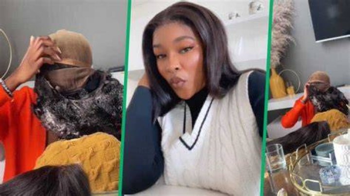 Joburg Babe Unapologetically Scratches Her Itchy Lace Wig Install in TikTok Video, Relatable Clip Has SA Lol