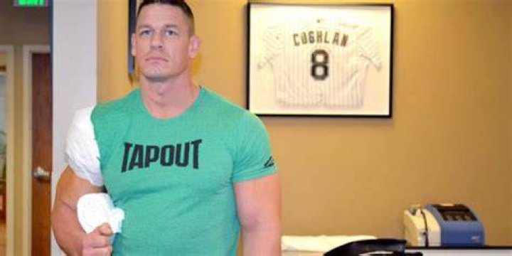 John Cena after shoulder surgery