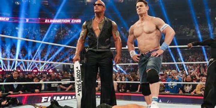 John Cena and Undertaker at Wrestlemania 34