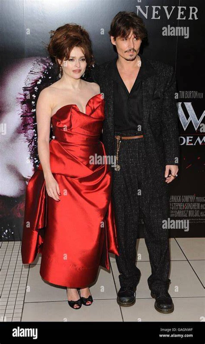 Johnny Depp and Helena Bonham Carter in Sweeney Todd