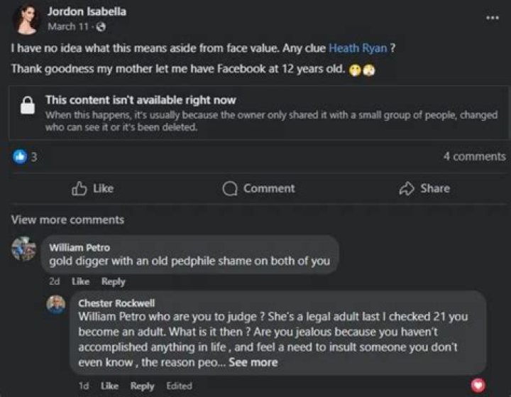 Jordon Hudson subtly responds to fan comment about Bill Belichick
