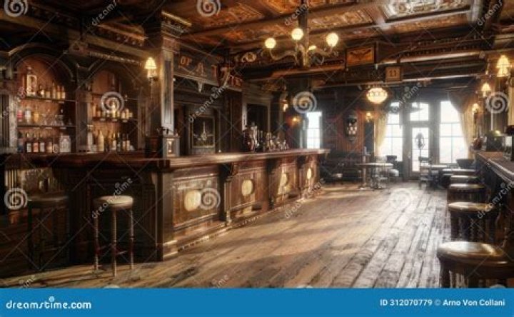 Josef stands in a saloon in 1883