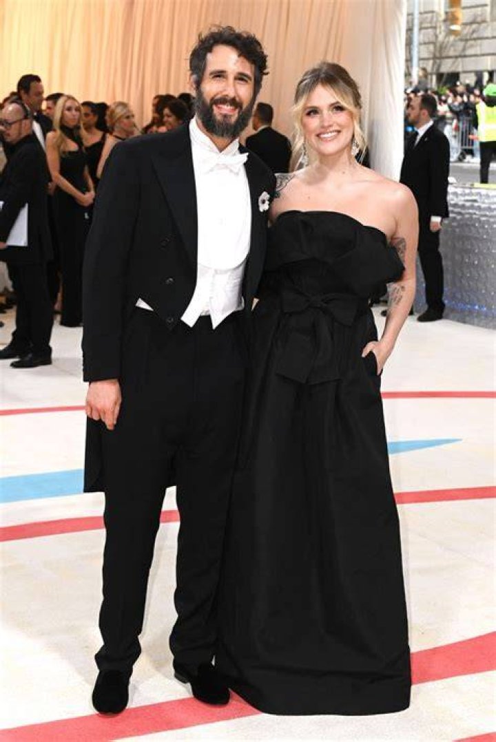 Josh Groban and Natalie McQueen attend The 2023 Met Gala Celebrating