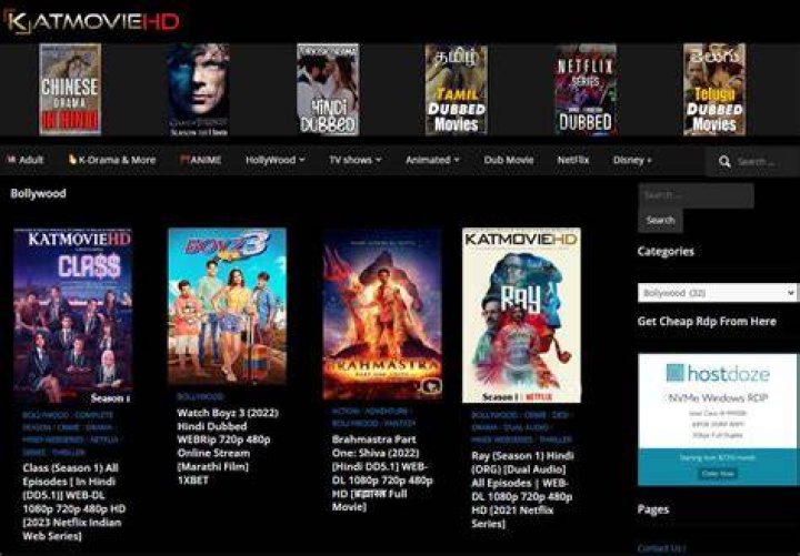 KatmovieHD 2023 Bollywood Movies, Korean Dramas Download Sarkari Job Here