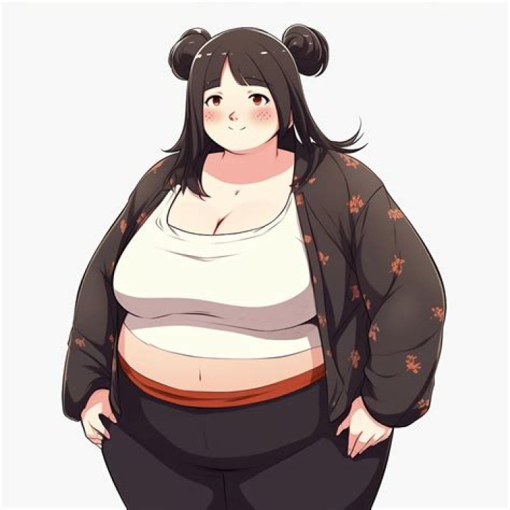 Kawaii Chubby Anime Girl Digital Download High Resolution Etsy