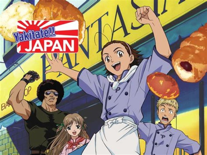Kazuma in Yakitate! Japan stretching out a roll of bread dough