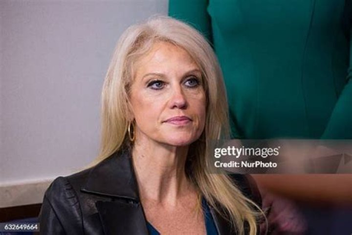 Kellyanne Conway during the daily press briefing Kellyanne Conway during the daily press briefing