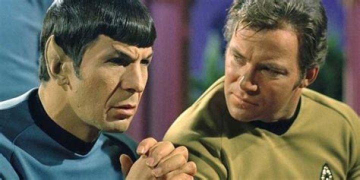 Kirk and Spock in Star Trek 