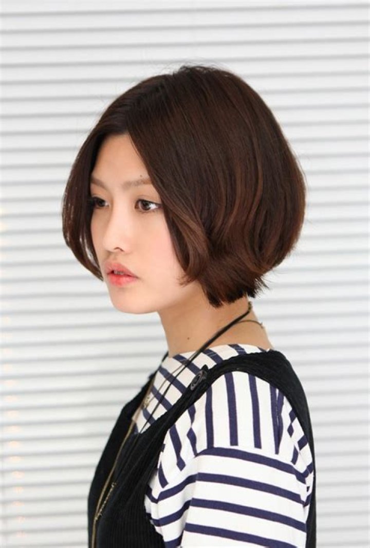 Korean Hairstyle 2013 Pretty Center Parted Bob Haircut Hairstyles Weekly