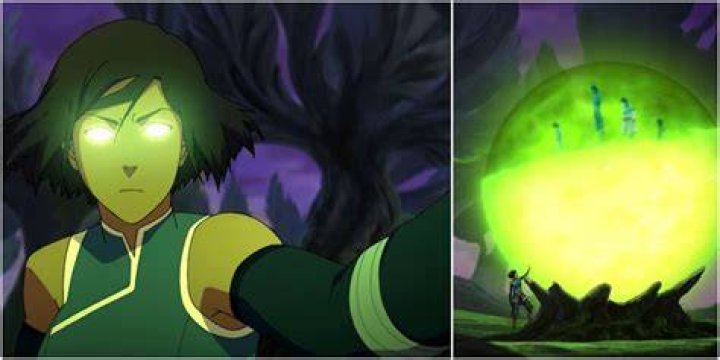 Korra frees trapped souls in the spirit world in The Legend of Korra