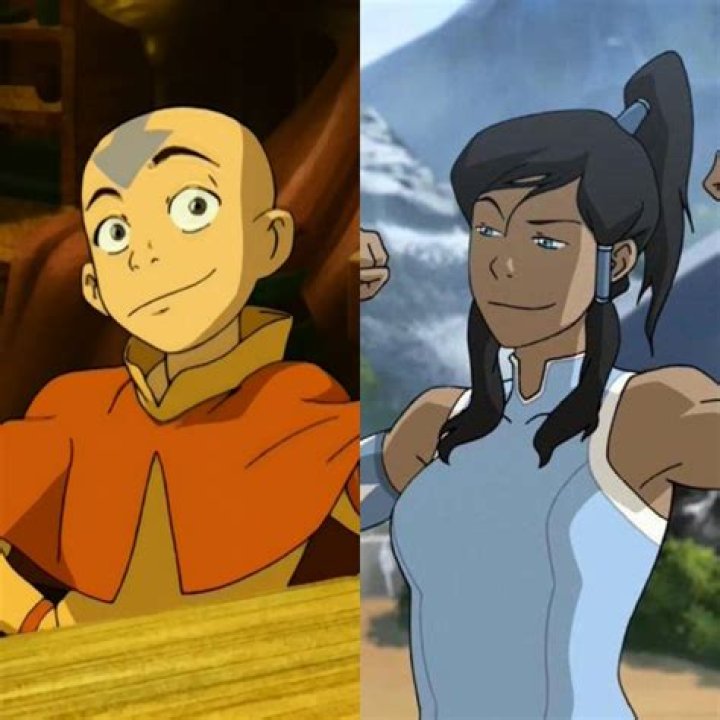 Korra looks at Asami in The Legend of Korra