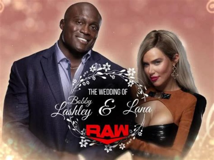 Lana and Bobby Lashley in bed on Monday Night Raw during their infamous cheating storyline