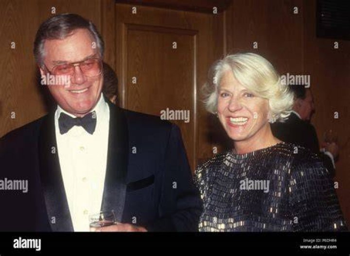 Larry Hagman Wife Maj Axelsson Editorial Stock Photo Stock Image