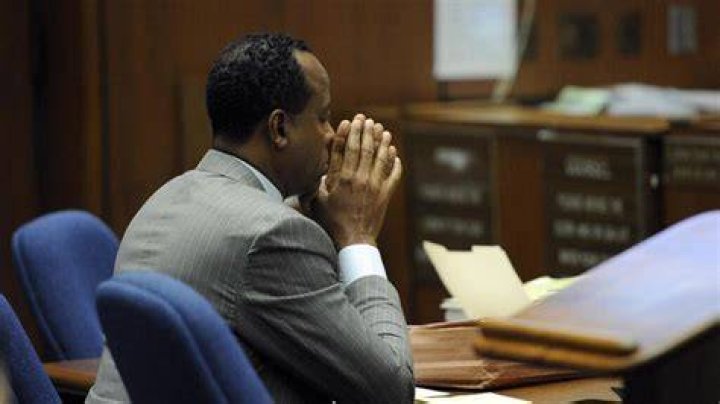 Le Dr Conrad Murray lors de son proc&egrave;s &agrave; Los Angeles le 3 novembre 2011