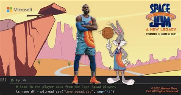 Lebron James and Bugs Bunny in Space Jam 2