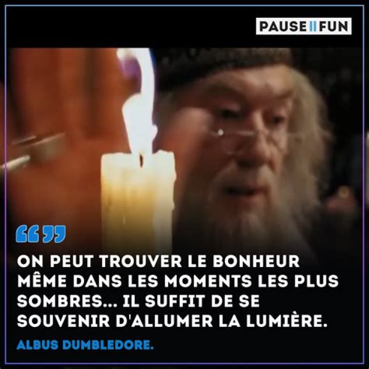 Les paroles de Dumbledore sont toujours les plus sages citation 