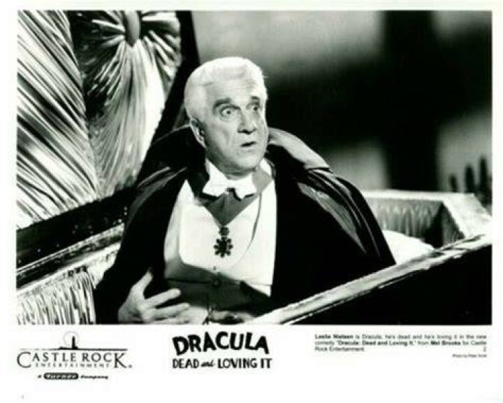 Leslie Nielsen in Dracula dead and loving it