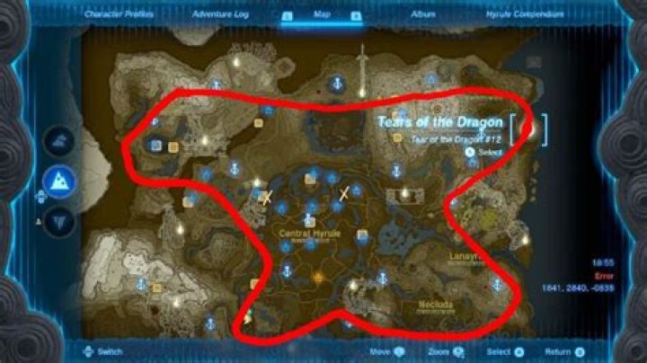 Light Dragon Path in Zelda TOTK