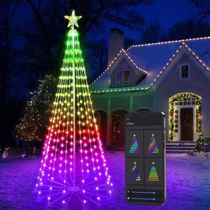 Lighting up for Christmas