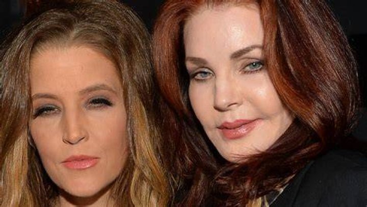 Lisa Marie Presley with her twin daughters Harper Vivienne Ann and Finley Aaron Love Lockwood in 2014. Photo / Getty Images