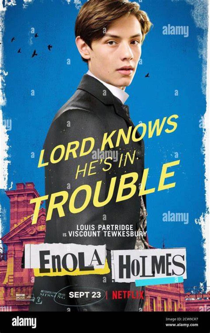 Louis Partridge Louis, Enola holmes, Partridge