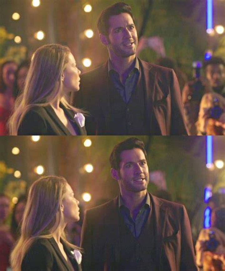 Lucifer looking at Chloe at the marina in Lucifer