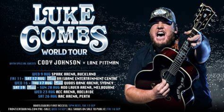 Luke Combs Announces Second Brisbane, Sydney & Melbourne Shows Due To