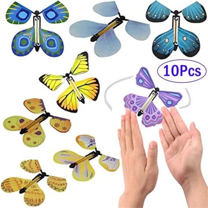 Magic Wind Up Flying Butterfly Surprise Box Great Playing Surprise Gift