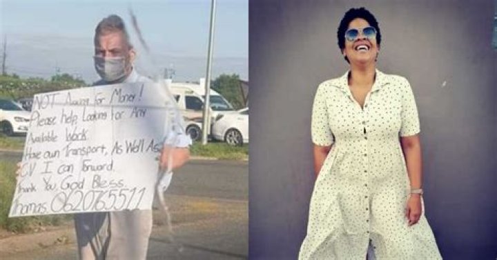Man looking for job finds work, proud lady credits partner for helping