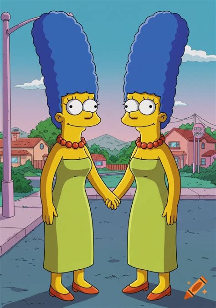 Marge with bandaged hands on Christmas in The Simpsons