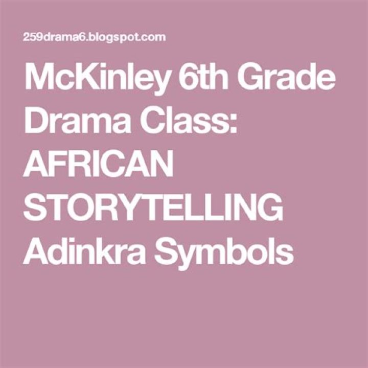 Mckinley 6th Grade Drama Class African Storytelling vrogue.co