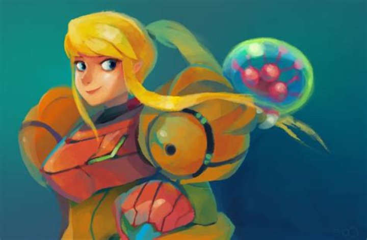 metroid 2 samus and baby metroid