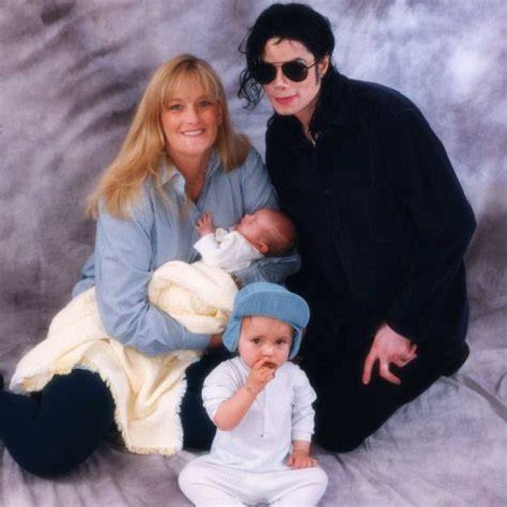 Michael Jackson with his wife Lisa-Marie Presley. Photo / Getty