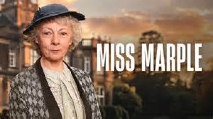 Miss Marple talks with a woman in the kitchen in Murder She Said