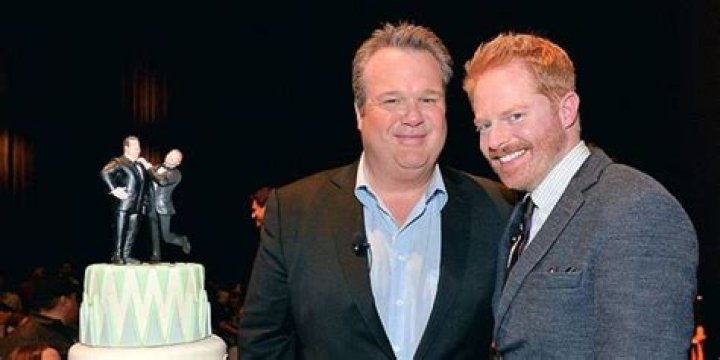Mitch and cams wedding topper - modern family