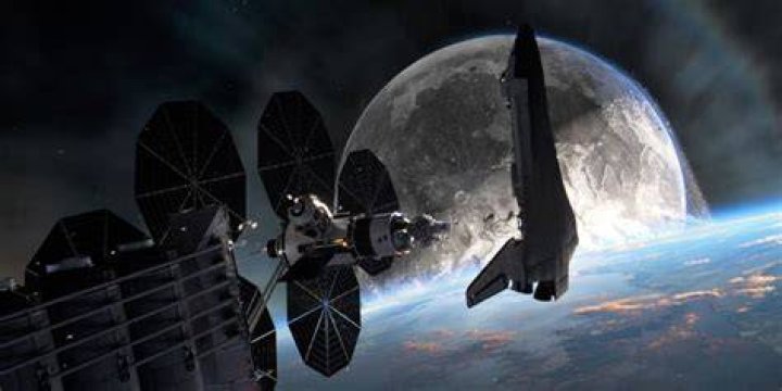 Moonfall, Space Shuttle docking, Roland Emmerich film.