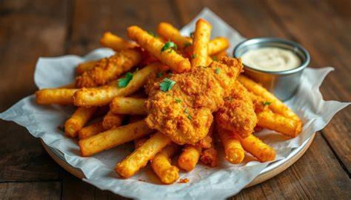 Morgan fries the chicken in oil at 170 degrees Celsius until golden brown. Photo / TikTok 