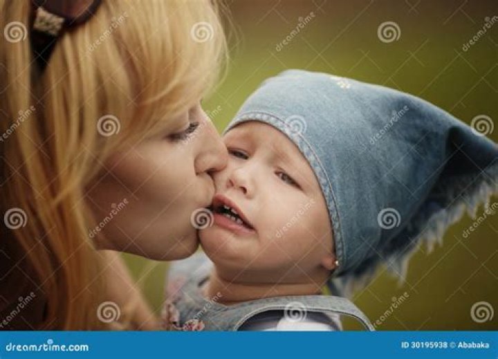 mother calms her weeping daughter All My Children Daycare