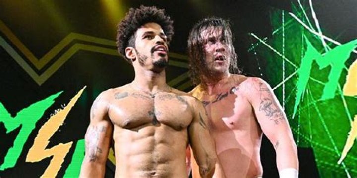 MSK staring into the ring on an episode of NXT