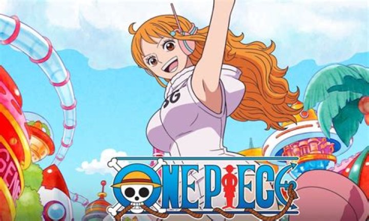 Nami from the One Piece anime next to the live-action Netflix version played by Emily Rudd