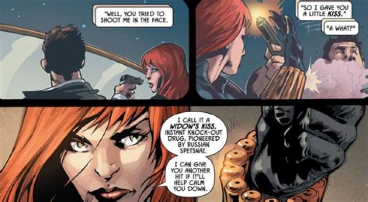 Natasha Uses the Widows Kiss In Black Widow Kiss Or Kill