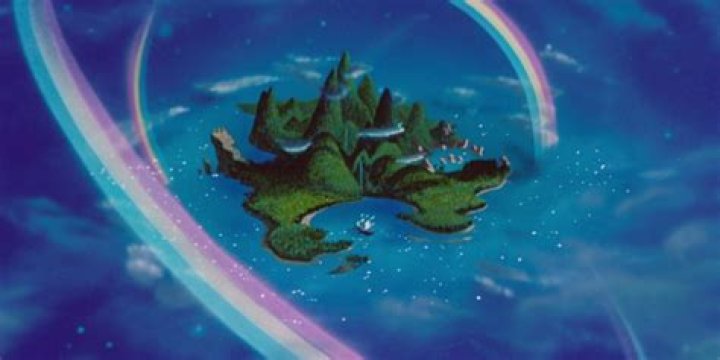 Neverland island as seen in Disney's Peter Pan