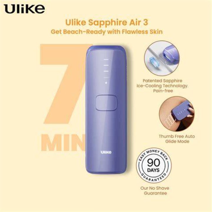 NEW Ulike Sapphire AIR3 IPL Laser Hair Removal (Purple 60W) Lazada