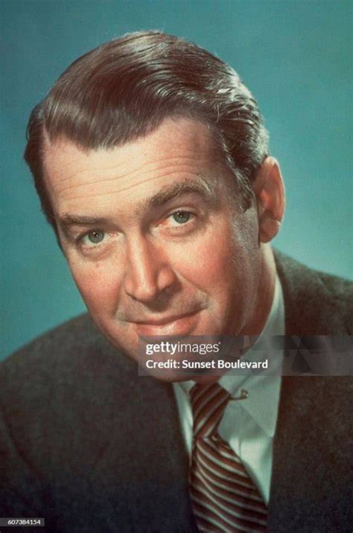 News Photo American actor James Stewart smiles as he stands